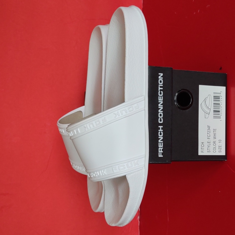 BRAND NEW FRENCH CONNECTION FITCH SLIP ON SLIDE  SANDALS